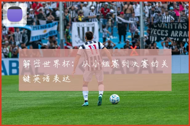 解密世界杯:从小组赛到决赛的关键英语表达