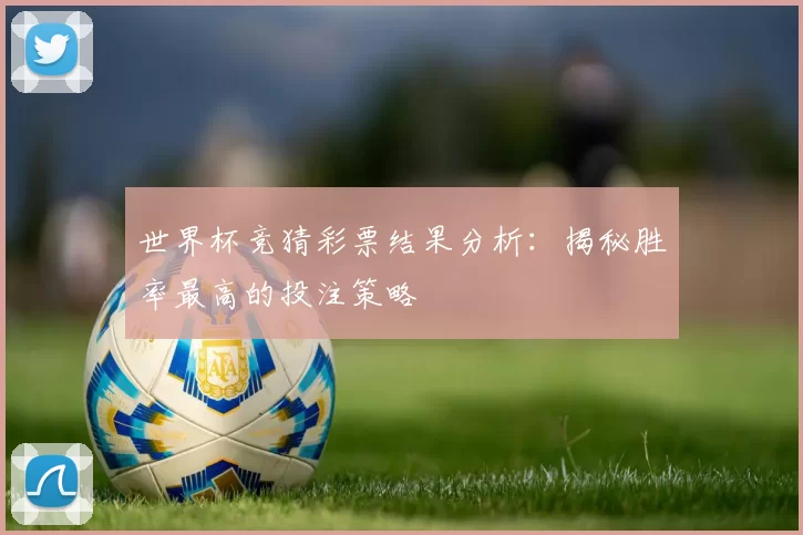 世界杯竞猜彩票结果分析:揭秘胜率最高的投注策略