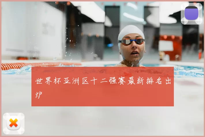 世界杯亚洲区十二强赛最新排名出炉