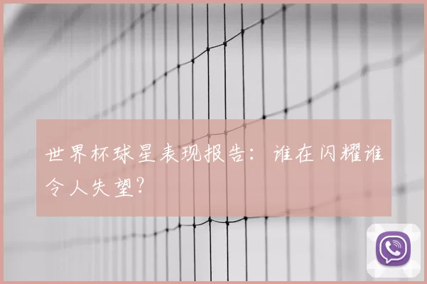 世界杯球星表现报告:谁在闪耀谁令人失望?