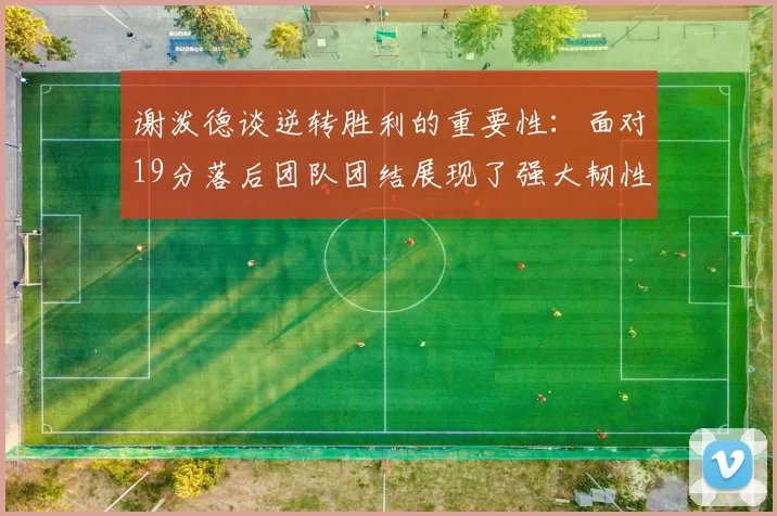 谢泼德谈逆转胜利的重要性：面对19分落后团队团结展现了强大韧性