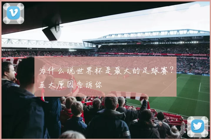 为什么说世界杯是最大的足球赛?五大原因告诉你